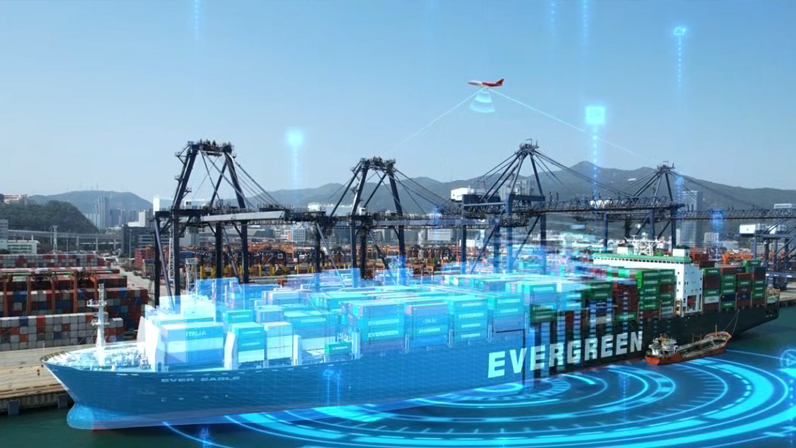 智能港口教学模型 